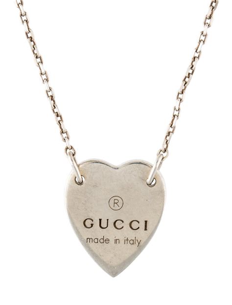 gucci mirror heart|Gucci necklace with heart.